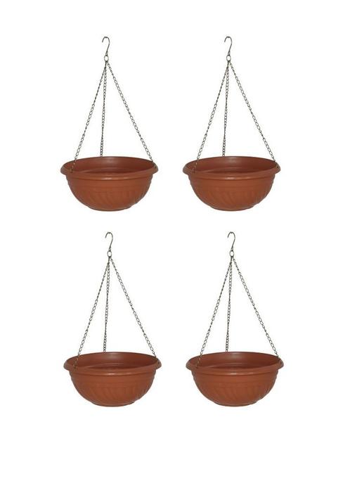 HANGENDE PLANTENBAK BLOEMPOT MET KETTING diameter 26cm-se..., Tuin en Terras, Bloembakken en Plantenbakken, Nieuw, Verzenden