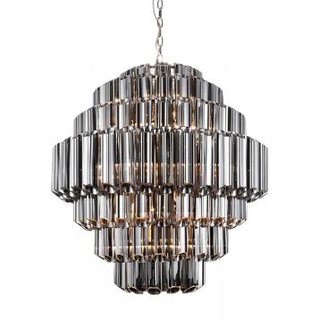 Ceiling Lamp Castelli Large 80x80x93cm Smoked Glass