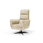 Draaifauteuil Lancaster - fauteuils - Creme, Nieuw, Stof