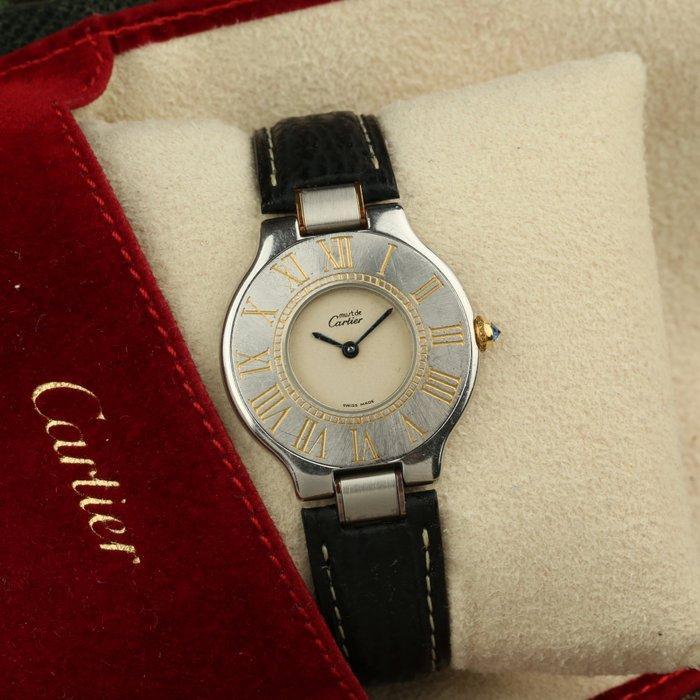 Cartier - Must de Cartier 21 - Zonder Minimumprijs - 123000P, Sieraden, Tassen en Uiterlijk, Horloges | Heren