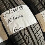 2 x Kumho Ecsta 155-60-15 Zomerbanden 6mm, Auto-onderdelen, Banden en Velgen, Gebruikt, Ophalen of Verzenden, Band(en), Personenwagen