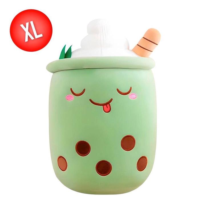 Bubble Tea Green Snuggle Shape Knuffel, Kinderen en Baby's, Speelgoed | Poppen, Nieuw, Verzenden