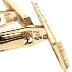 Gouden manchetknopen (mannen sieraad, manchetknoop), Sieraden, Tassen en Uiterlijk, Antieke sieraden, Ophalen of Verzenden, Goud