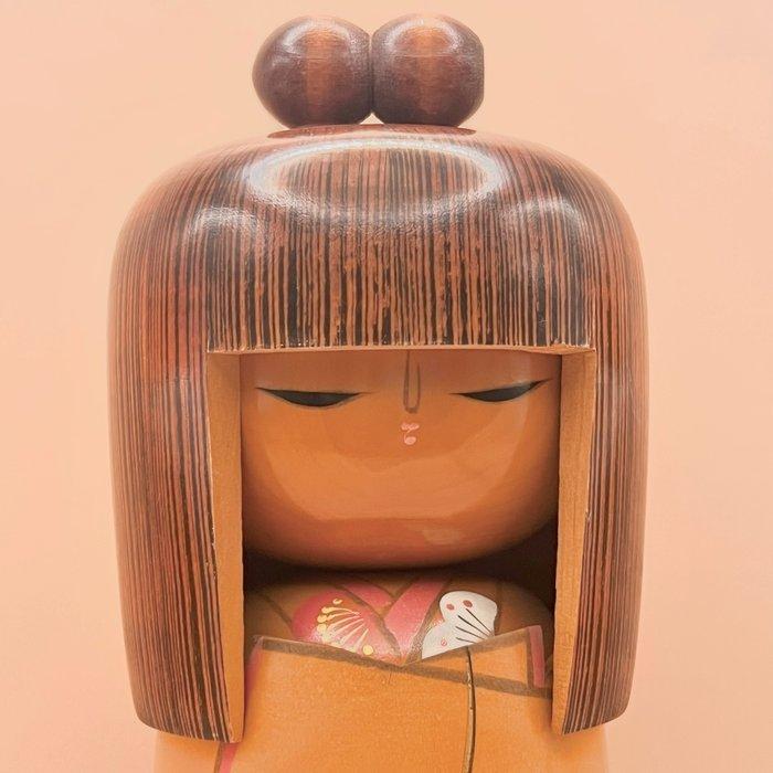 H26cm vintage Kokeshi, ondertekend door Kojo Tanaka  -, Antiek en Kunst, Curiosa en Brocante