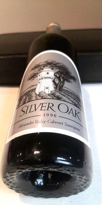 1996 Silver Oak - Californië, Alexander Valley - 1 Fles, Verzamelen, Wijnen