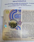 Slowakije. 2 Euro 2014 Slovakian Membership in EU - Signed, Postzegels en Munten