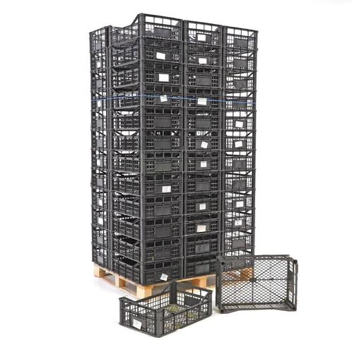 Gebruikte euronorm stapelbakken palletaanbieding wanden +, Doe-het-zelf en Verbouw, Kratten en Dozen, Gebruikt, Ophalen of Verzenden