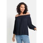 Lascana Blouse met carmenhals in een lichte gekreukte, Kleding | Dames, Verzenden, Nieuw