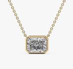 Hanger - 14 karaat Geel goud - 1.09ct. tw. Diamant