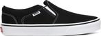 VANS MN Asher (Canvas) Black/White -Maat 42 (Herenschoenen), Nieuw, Verzenden