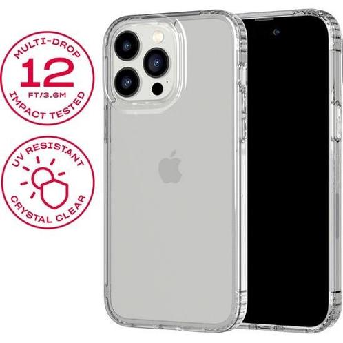 Tech21 Evo Clear - iPhone 14 Pro Max hoesje - Schokbestendig, Hobby en Vrije tijd, Overige Hobby en Vrije tijd, Zo goed als nieuw
