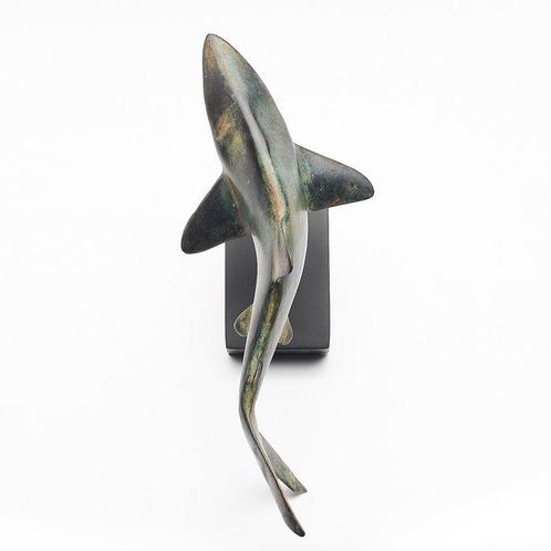 sculptuur, NO RESERVE PRICE - Bronze Patinated Great White, Antiek en Kunst, Kunst | Designobjecten