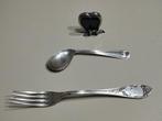Eetservies (3) - .925 zilver, .800 zilver, Antiek en Kunst