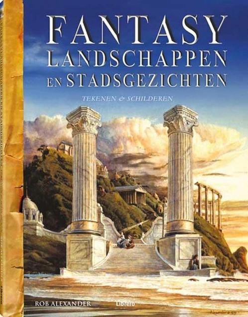Fantasy landschappen en stadsgezichten tekenen & schilderen, Boeken, Hobby en Vrije tijd, Zo goed als nieuw, Verzenden