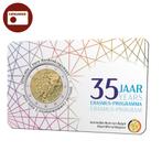België 2 euromunt 2022 ‘ERASMUS’ BU in coincard NL, Postzegels en Munten, Munten | België, Verzenden