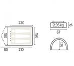 Trigano Koepeltent Calvi 3-Persoons, Caravans en Kamperen, Ophalen of Verzenden, Nieuw