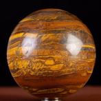 Australische Tiger Iron Bol - Hoogte: 88 mm - Breedte: 88, Verzamelen