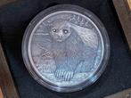Niue. 2 Dollars 2015 - Honey Badger mit Zirkonen - 2 Oz with