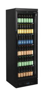 TEFCOLD CEV435 Black – Glazen Koelkast 358 Liter, Nieuw in verpakking, Koelen en Vriezen