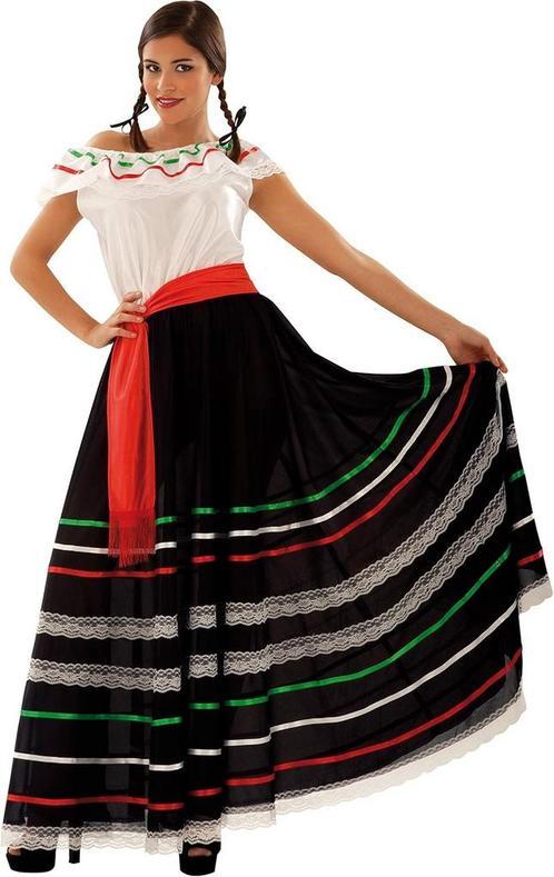 Mexicaanse Danseres Kostuum Volwassenen, Kleding | Dames, Carnavalskleding en Feestkleding, Nieuw, Ophalen of Verzenden
