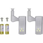 Benson Automatische LED kastverlichting - 2 stuks - Grijs..., Huis en Inrichting, Ophalen of Verzenden, Nieuw