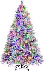 Kerstboom met verlichting - Kunstkerstboom - 210 cm - Met st, Diversen, Kerst, Verzenden, Zo goed als nieuw