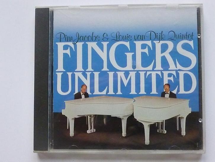 Pim Jacobs & Louis van Dijk - Fingers Unlimited, Cd's en Dvd's, Cd's | Jazz en Blues, Zo goed als nieuw, Verzenden