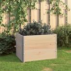 vidaXL 3 st Plantenbakken verhoogd 60x80 cm massief, Tuin en Terras, Minder dan 30 cm, Verzenden, Nieuw, 60 tot 100 cm