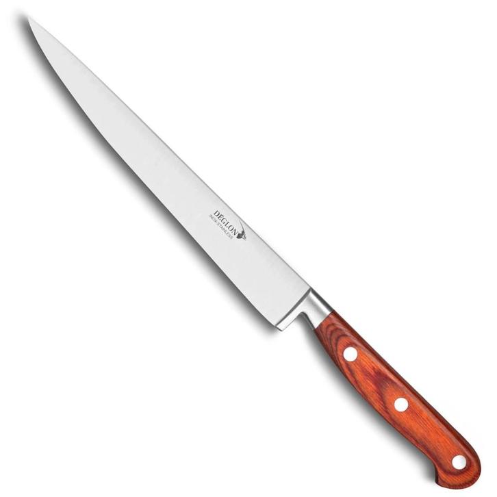 Déglon Fileermes – Flexibel Lemmet – Elegant Houten Han, Huis en Inrichting, Keuken | Bestek, Los bestek, Nieuw, Hout, Ophalen of Verzenden