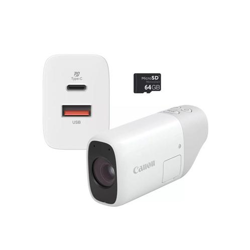 Canon PowerShot ZOOM White Essential Kit | Outlet model, Audio, Tv en Foto, Fotocamera's Digitaal, Gebruikt, Canon, Verzenden