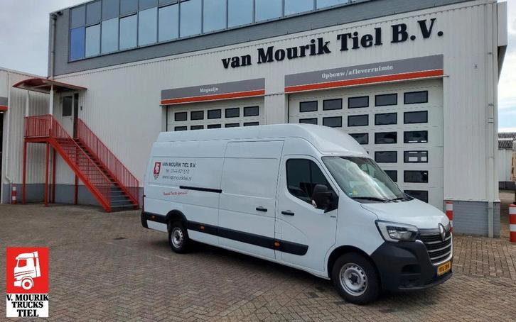 Renault Master 145.35 L4H3 RWD EL GESLOTEN - EURO 6 - VTG-28, Auto's, Bestelauto's, Lease, Grijs, Handgeschakeld, Financial lease