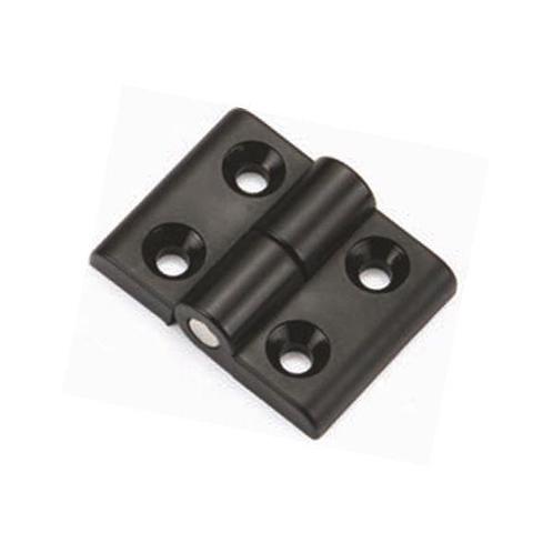 Scharnier - 58 x 45mm - Kunststof - Rechts - RAL 9005, Doe-het-zelf en Verbouw, IJzerwaren en Bevestigingsmiddelen, 50 tot 100 mm