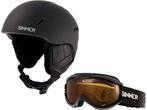 Sinner COMBI-PACK - CREST skihelm + TOXIC skibril - Zwart -, Verzenden, Zo goed als nieuw