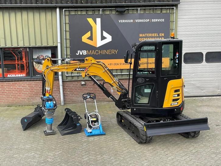 Sany SY26, Zakelijke goederen, Machines en Bouw | Kranen en Graafmachines, Graafmachine
