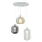 Design hanglamp transparant, Mannus, Huis en Inrichting, Lampen | Hanglampen, Design, Nieuw, Ophalen of Verzenden, Glas