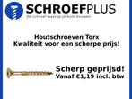 Houtschroeven geelverzinkt - Scherp geprijsd!, Nieuw