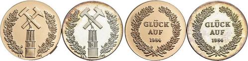 Ar-medaille 1984 Ausbeute Jahresmedaille der Grafschafter..., Postzegels en Munten, Penningen en Medailles, Verzenden
