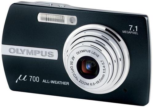 Olympus Mju-Digital 700 Digitale Compact Camera - Zwart, Audio, Tv en Foto, Fotocamera's Digitaal, Zo goed als nieuw, Verzenden