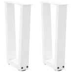 vidaXL Salontafelpoten 2 st V-vormig 38x(42-43,3) cm staal, Verzenden, Nieuw