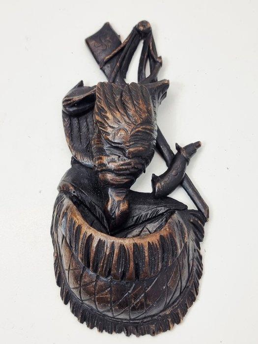 Snijwerk, Blackforest sculpture - 24 cm - Hout, Antiek en Kunst, Antiek | Overige Antiek