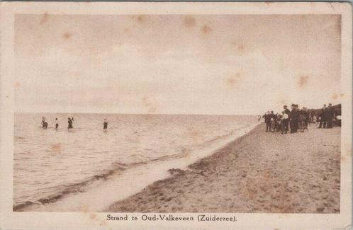 OUD-VALKEVEEN - Strand te Oud-Valkeveen (Zuiderzee), Verzamelen, Ansichtkaarten | Nederland, Verzenden