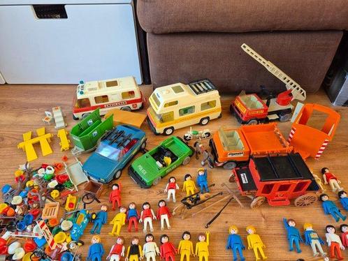 Playmobil - Playmobil Grote bundel figuurtjes en voertuigen, Antiek en Kunst, Antiek | Overige Antiek