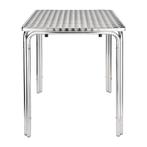Bistro tafel - Vierkant - Stapelbaar - Aluminium - 60 cm - C, Verzenden