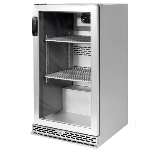 GGM Gastro | Barkoelkast - 600mm - 140 liter - met 1 glazen, Witgoed en Apparatuur, Koelkasten en IJskasten, 140 tot 160 cm, Nieuw