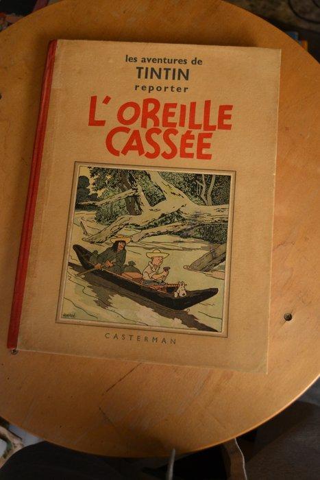Tintin T6 - LOreille Cassée N&B (A2) - C - 1 Album - Eerste, Boeken, Stripboeken