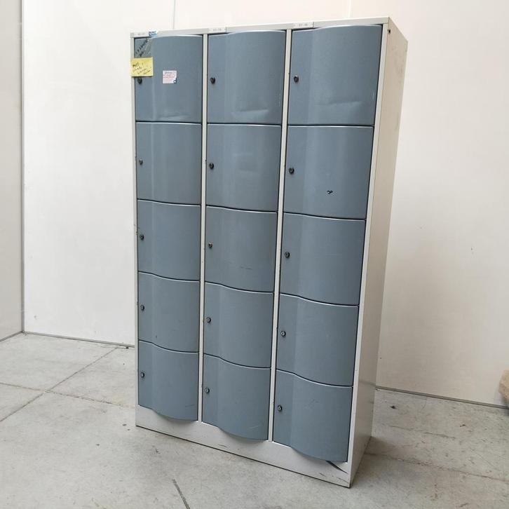 15-deurs CP lockerkast MET SCHADE - 195x116x48 cm, Huis en Inrichting, Kasten | Lockerkasten, Ophalen of Verzenden