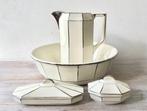 Art Deco Toiletset (4) - Boch La Louvière - made in Belgium, Antiek en Kunst