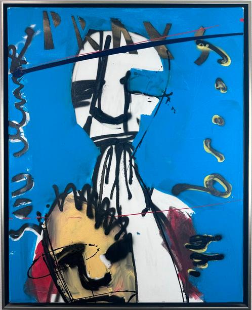 Herman Brood | Origineel Schilderij: Souvenir, Antiek en Kunst, Kunst | Schilderijen | Modern, Ophalen of Verzenden