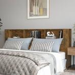 vidaXL Hoofdbordkast 220x18,5x104,5 cm gerookt eikenkleurig, Verzenden, Nieuw, Bruin, Hout