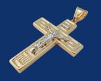 Groot 14 karaat Gouden Versace-Kruis Kruis Kettinghanger, Sieraden, Tassen en Uiterlijk, Kettinghangers, Verzenden, Nieuw, Kruis of Symbool